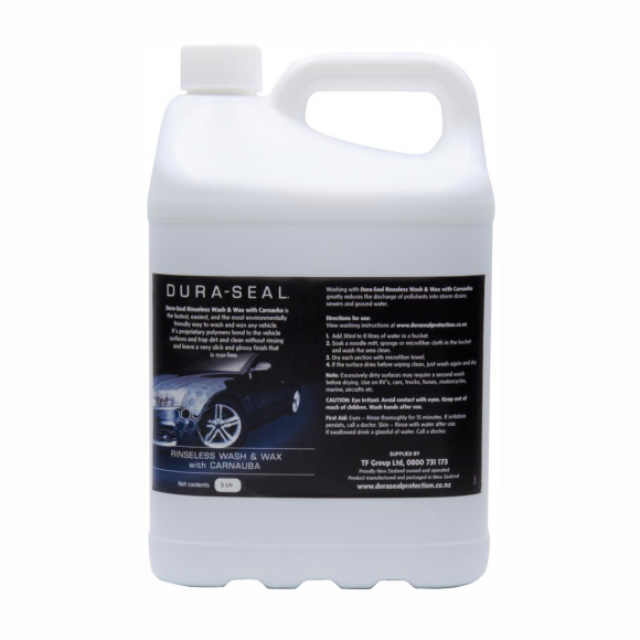 DuraSeal Rinseless Wash & Wax 5L TFGroup High Performance